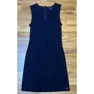 A/X ARMANI EXCHANGE Size Small little black dress sleeveless poly/Spandex